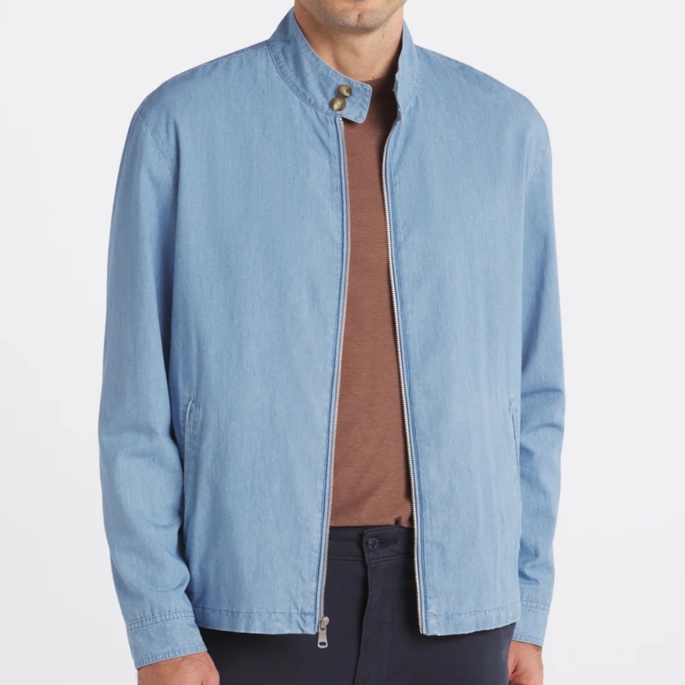 Stitch fit bleecker & broad chambray jacket